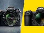La Nikon Z6 III presenta un linguaggio di design leggermente diverso rispetto all'attuale fotocamera ibrida full-frame di Nikon. (Fonte immagine: Nikon / Nikon Rumors - modificato)