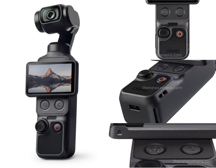 I primi rendering ufficiali del DJI Osmo Pocket 4.