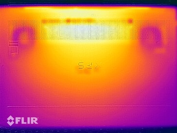 Test di stress delle temperature di  superficie (lato inferiore)