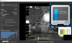 Informazioni CPU duante Cinebench R15 Multi 64Bit