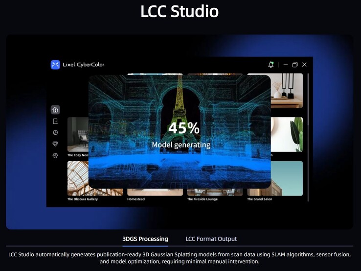 LCC Studio crea modelli 3D a partire dai dati della telecamera