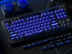 La tastiera meccanica 8BitDo Retro 87 Mecha Break: Panther Edition è dotata di luci RGB. (Fonte: 8BitDo)