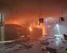 Un incidente d'incendio in Corea del Sud che ha coinvolto una Mercedes Benz elettrica (Fonte: Gyeonggi Fire and Disaster Headquarters)