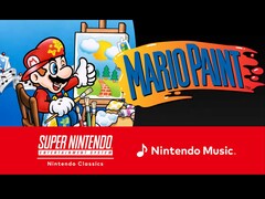 Immagine ufficiale del gioco Mario Paint su Nintendo Switch. (Fonte: Nintendo)