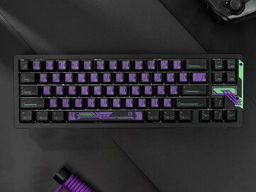 Chilkey Slice68 HE vista dall'alto nella colorazione Purple 01. (Fonte: Chilkey)