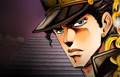 Jotaro Kujo raffigurato in un'illustrazione ufficiale di JoJo's Bizarre Adventure: Eyes of Heaven.