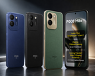 Il Poco M8x 5G è disponibile nelle varianti di colore blu cobalto, nero e verde pelle