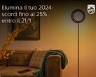 L'account Instagram di Philips Hue Italia ha condiviso un'immagine di una lampada da terra inedita. (Fonte: Philips Hue Italia via Hueblog)