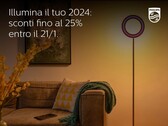 L'account Instagram di Philips Hue Italia ha condiviso un'immagine di una lampada da terra inedita. (Fonte: Philips Hue Italia via Hueblog)