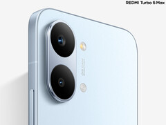 Il Redmi Turbo 5 Max supporta la ricarica rapida da 100W. Nella foto: un'immagine promozionale che mostra la configurazione della fotocamera del telefono. (Fonte immagine: Xiaomi)