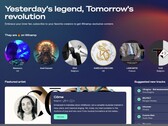 Winamp come piattaforma online (Fonte: Own)