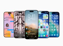 iOS 26 per consentire la schermata di blocco con musica animata sulle app di terze parti. Immagine generica che mostra diversi iPhone. (Fonte immagine: Apple)