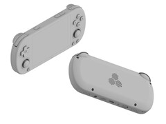 Il cosiddetto TrimUI Smart Pro Mini sembra destinato a rivaleggiare con l'Anbernic RG40XX H. (Fonte immagine: via Baidu - modificato)