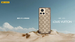 Lo smartphone &quot;Realme x LV&quot;. (Fonte: Cosmic Ultra Machine via Weibo)