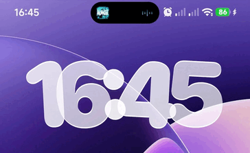 HyperIsland di Xiaomi in azione. (Fonte immagine: u/Square-Opportunity48 via Reddit)