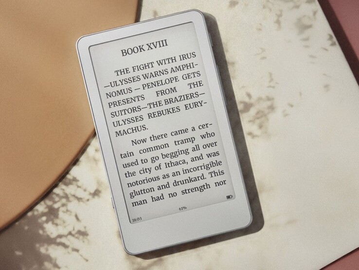 Il Boox Picco utilizza un display ePaper altamente leggibile alla luce del sole.