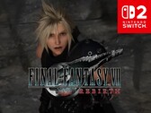 Viene mostrato il banner di Final Fantasy 7 Rebirth Switch 2