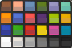 ColorChecker Passport: La metà inferiore di ogni riquadro mostra il colore di riferimento