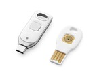 La nuova Titan Security Key di Google può memorizzare fino a 250 passepartout su una chiavetta USB-C. (Immagine: Google)