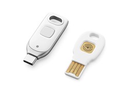 La nuova Titan Security Key di Google può memorizzare fino a 250 passepartout su una chiavetta USB-C. (Immagine: Google)