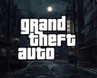 Logo di Grand Theft Auto su sfondo di Tokyo (Fonte: Rockstar Games con modifiche)