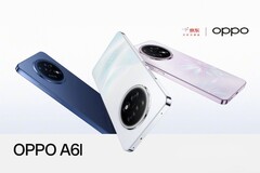 Oppo A6L è disponibile nei colori bianco, blu e rosa (fonte: Oppo)