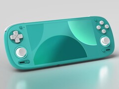 Retroid Pocket G2 in turchese. (Fonte: Retroid)