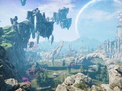Un'immagine che mostra il mondo aperto di Edge of Eternity.