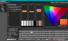 ColorChecker prima della calibrazione