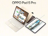 Oppo venderà il Pad 5 Pro con un accessorio tastiera fluttuante che imita l'iPad Pro.