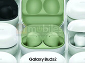 Un nuovo rendering di Galaxy Buds2. (Fonte: 91Mobiles)