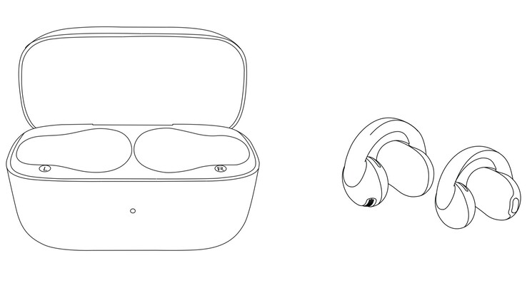 Uno schizzo degli auricolari Anker soundcore C50i. (Fonte: AnkerInsider)
