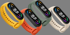 La Mi Band 7 dovrebbe essere lanciata in più colori, Mi Band 6 nella foto. (Fonte immagine: Xiaomi)