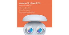 Un teaser di Buds Air 2 Neo. (Fonte: Realme)