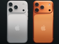L'arancione cosmico è il nuovo colore caratteristico dei telefoni Apple iPhone 17 Pro di questa generazione. (Fonte immagine: Apple su YouTube, modificato)