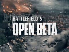 Viene mostrato il banner della open beta di Battlefield 6 (Fonte: Battlefield YouTube con modifiche)