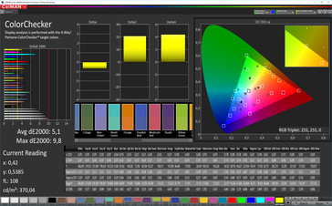 CalMAN - Precisione del colore, Standard (sRGB)