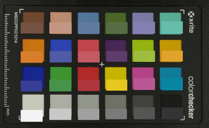 ColorChecker: Il colore di riferimento si trova nella metà inferiore di ogni quadrato