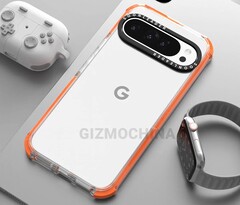 Il nuovo modulo fotocamera del Pixel 9 Pro si adatta meglio alle custodie protettive. (Immagine: Gizmochina)