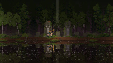 Nell'immagine: uno screenshot di gioco di Kingdom Two Crowns.