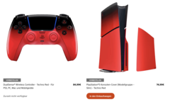 La cover è ancora ordinabile, mentre il controller è già esaurito in Germania (fonte: Screenshot/Playstation Direct)