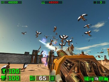 Nella foto: uno screenshot di gioco tratto da Serious Sam Classic: The First Encounter.