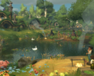 Tales of the Shire prevede attività quotidiane: pesca, giardinaggio, raccolta di ingredienti, cucina, decorazione e amicizia con altri Hobbit. Nella foto, una schermata ufficiale del gioco. (Fonte: Steam)