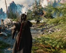 Demo tecnica di Witcher 4 in esecuzione su PS5 base con ray tracing a 60 FPS. (Fonte immagine: Unreal Engine su YouTube, screenshot)