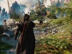 Demo tecnica di Witcher 4 in esecuzione su PS5 base con ray tracing a 60 FPS. (Fonte immagine: Unreal Engine su YouTube, screenshot)