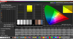 CalMAN: precisione del colore (calibrato)