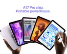 Rappresentazione artistica dell'iPad mini (7ª generazione). (Fonte immagine: Apple)