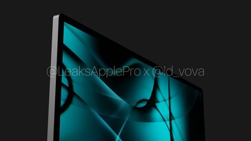 2021 iMac Pro. (Fonte del rendering fatto dai fan: @ld_vova)