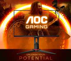 Il Q24G2A/BK è l&#039;ultimo monitor da gioco di AOC a marchio AGON. (Fonte: AOC)