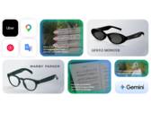 L'immagine promozionale di Google mostra l'imminente piattaforma di occhiali intelligenti Android XR con i nuovi modelli di occhiali di Gentle Monster e Warby Parker, oltre a funzioni AI come la traduzione dal vivo, la navigazione, il riconoscimento musicale, la ricerca visiva e l'app vivavoce